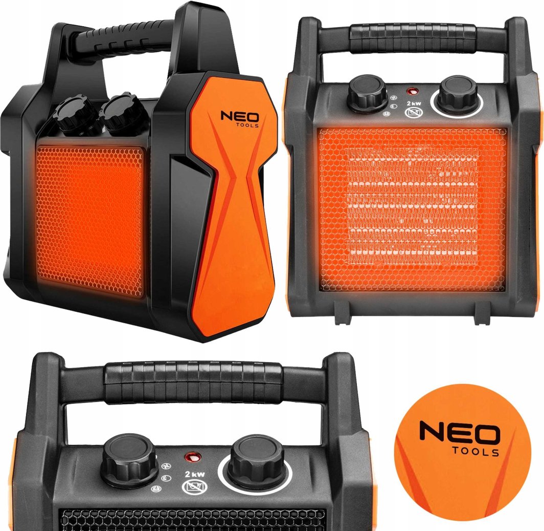 Nagrzewnica Elektryczna Ceramiczna PTC, 2kW