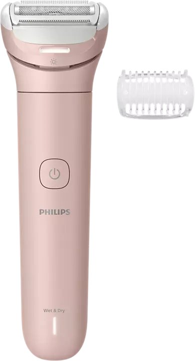 Philips 8000 series Lady Shaver Series 8000 BRL129/00 Cordless shaver, Wet & Dry, Foil shaver, 1 head(s), Pink, Battery, Built-in battery, Lithium Polymer (LiPo)
