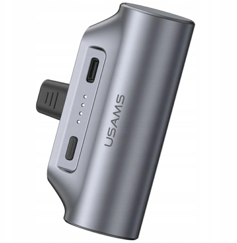 Powerbank Usams Powerbank PB79 Mini Tail Plug Portable 3000mAh USB-C szary 1