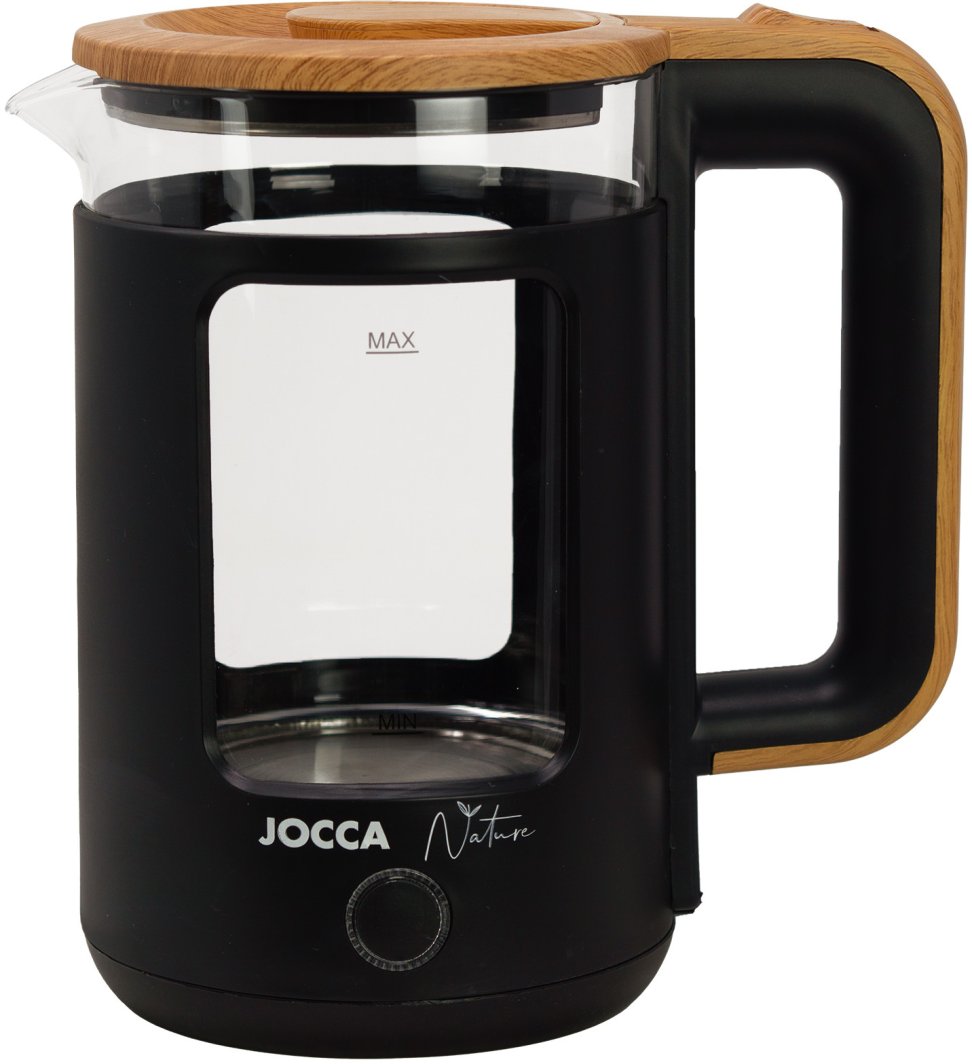 Czajnik Jocca Virdulys 2186N 1.8l czarny/z drewnianymi detalami