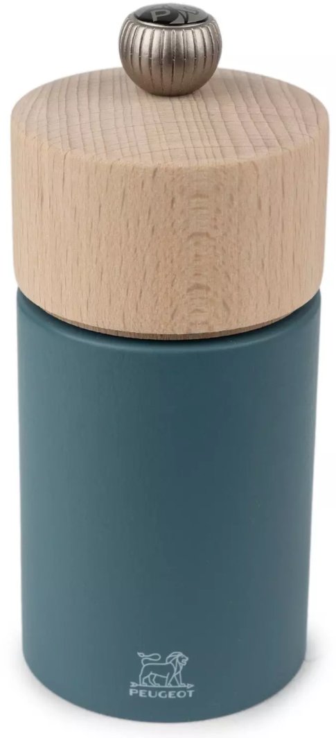 Młynek do pieprzu, 12 cm, niebieski, Boreal