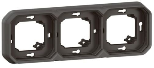 Legrand NOWE PLEXO Uchwyt podtynkowy potrójny antracyt 069608L