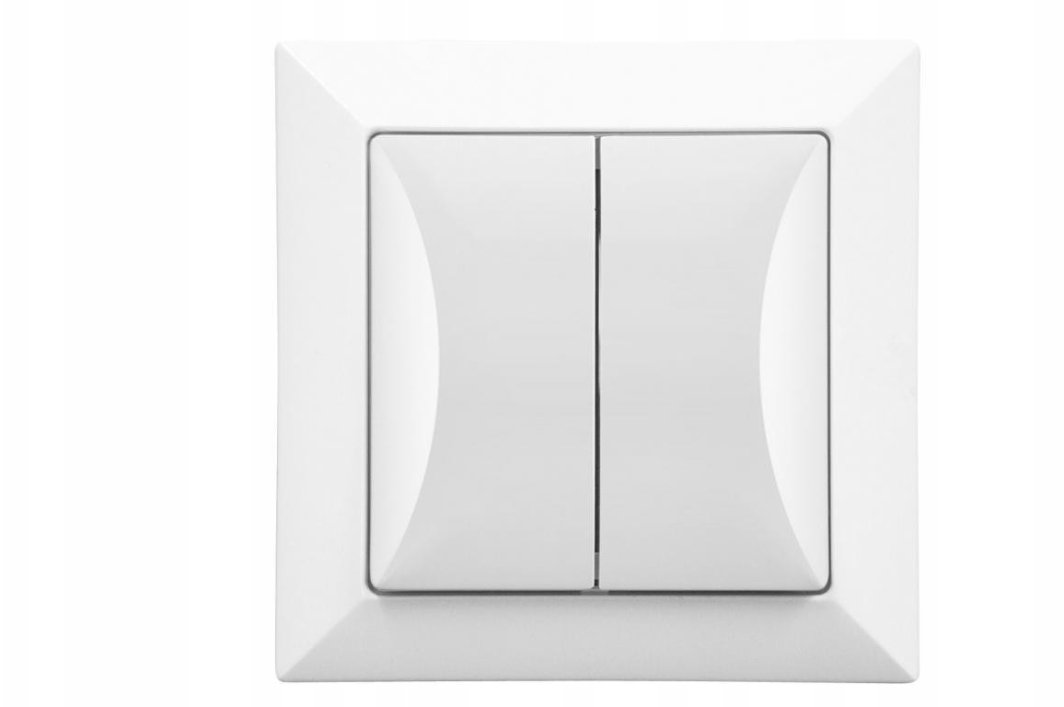 Düwi Łącznik podtynkowy świecznikowy Pola biały, 33022