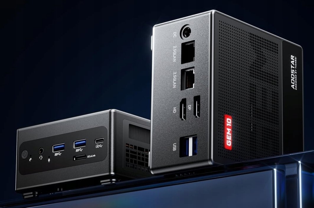 AOOSTAR GEM10 Mini PC Ryzen 7 7840HS do 5,1 GHz 16 GB LPDDR5 RAM