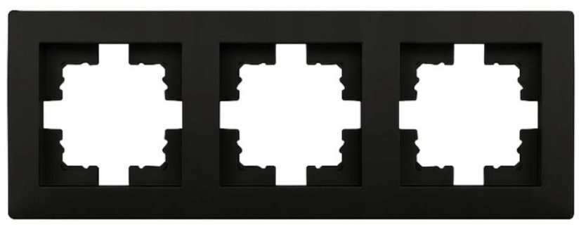 Ramka potrójna czarna WESA LC-49C