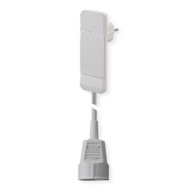 Bachmann SmartPlug wtyczka płaska uziemiona biała, 1,5m
