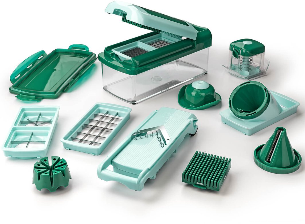 Rozdrabniacz Genius Nicer Dicer Fusion smart Set 16-częściowy miętowy