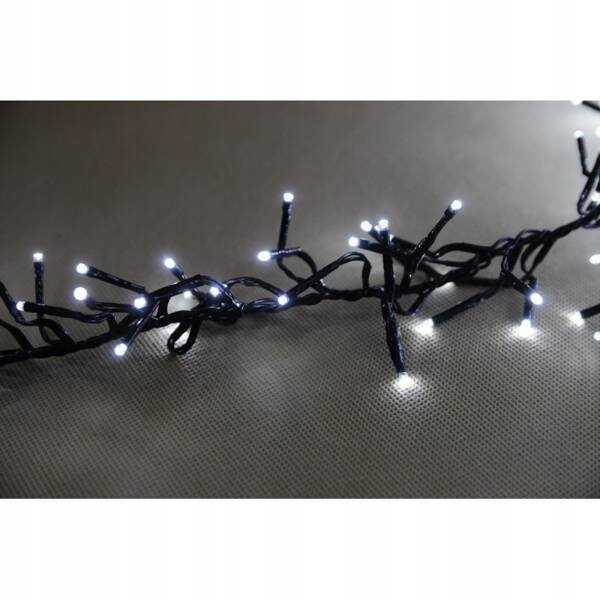 Dense electric garland CLUSTER, IP44 2016LED 12W warm white/cold white 8-channel 14.6m