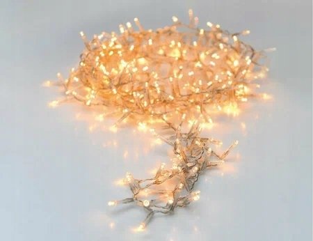 Electric garland SNAKE LED LIGHT, 800 LED, IP44, 8 modes, warm white, 16 m