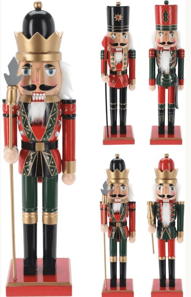 Christmas decoration NUTCKRACKER, 4 types, 38 cm