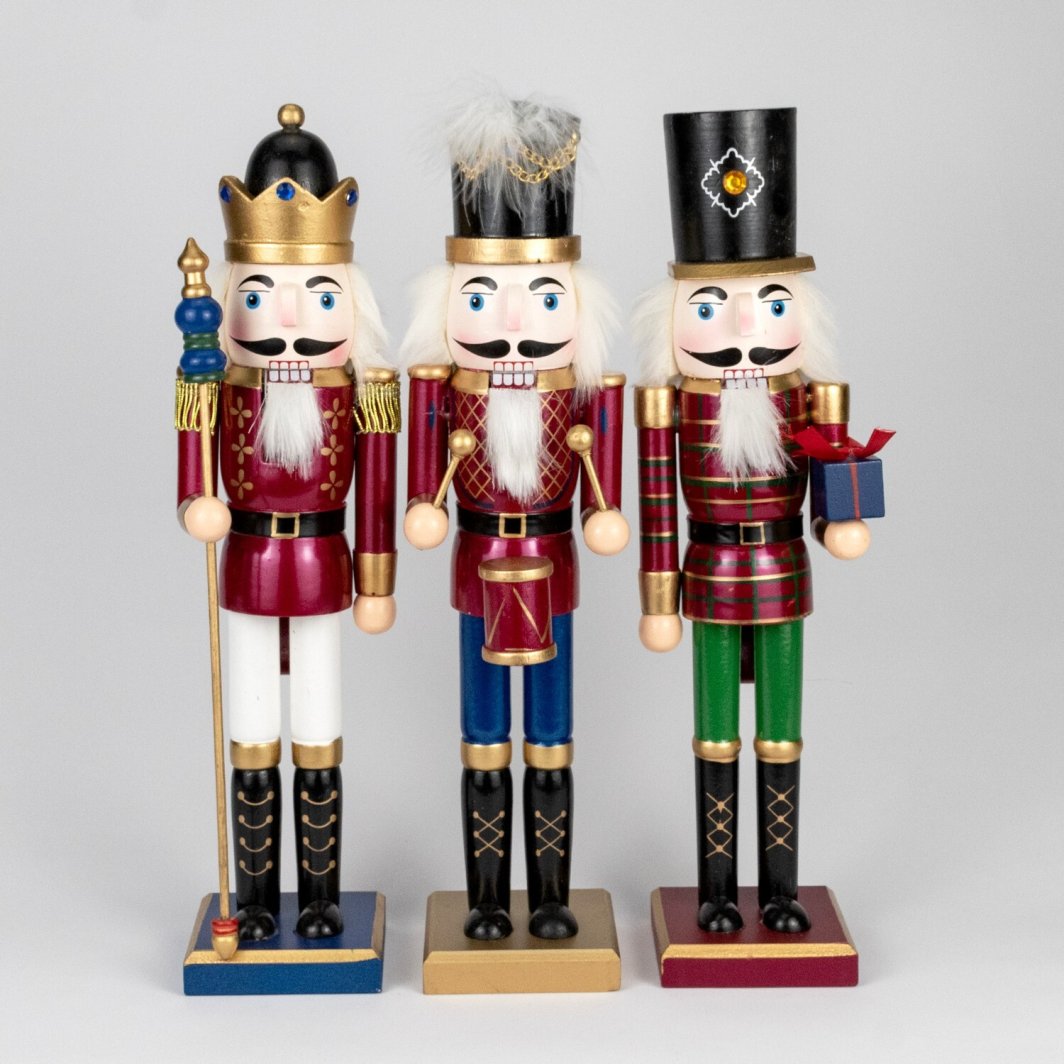 Christmas decoration NUTCRACKER, 3 types, 38 cm, 1 pc.