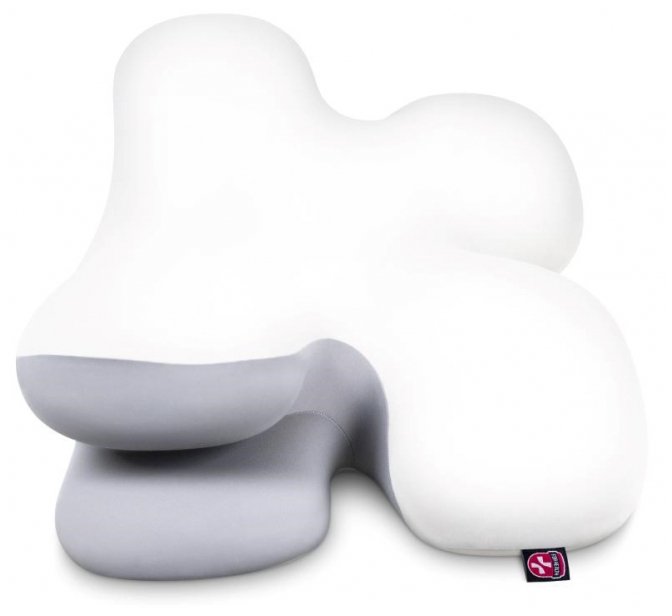 Connect IT Poduszka Anatomiczna Virgo, Biało-Szara 1