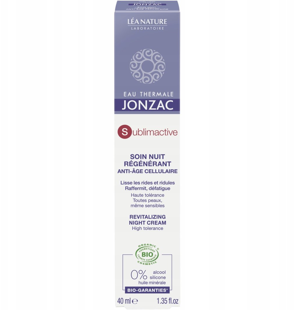 Eau Thermale Jonzac SUBLIMACTIVE REVITALIZING night face cream, 40 ml
