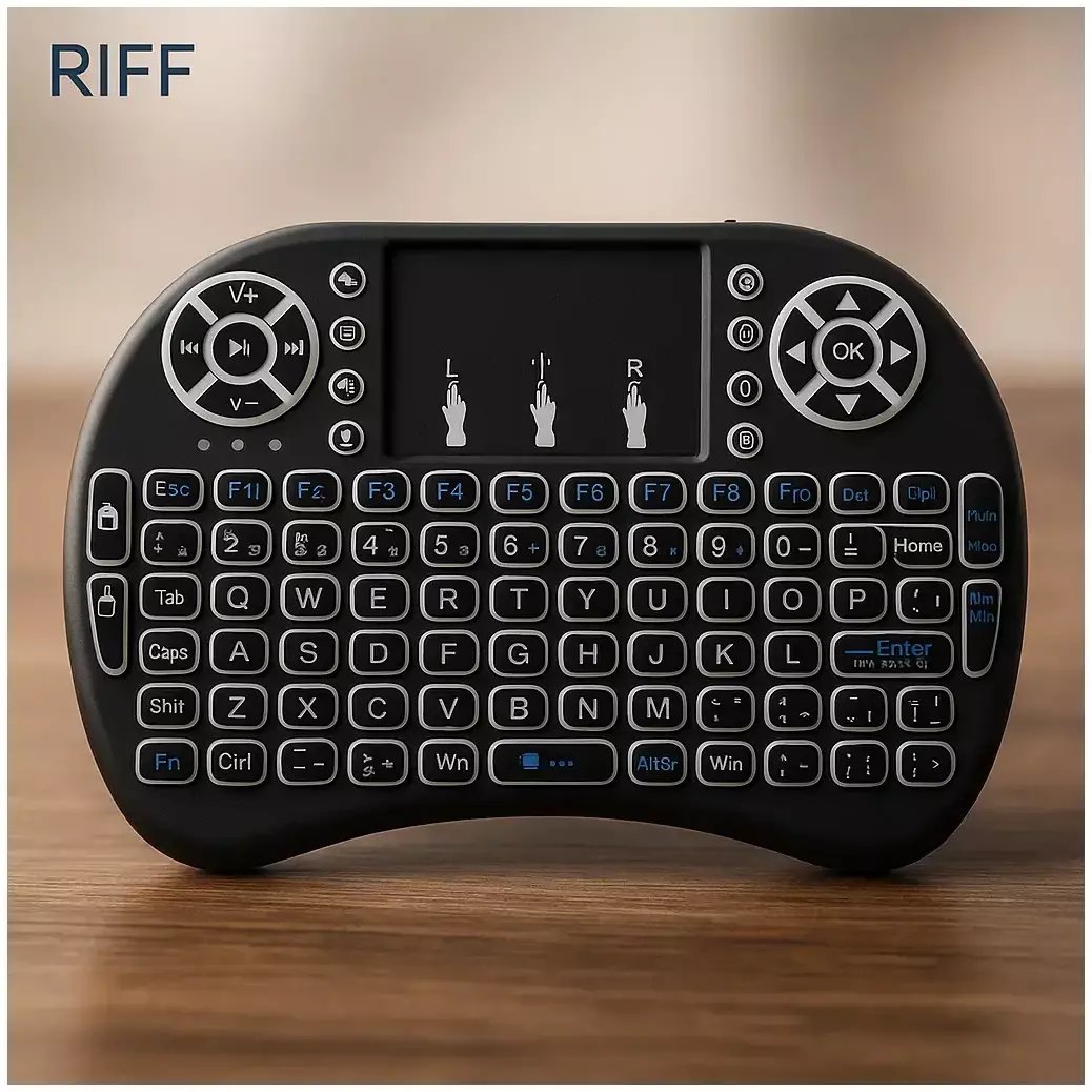 Klawiatura Universal Mini Wireless Keyboard with backlight for TV / Phone / PC