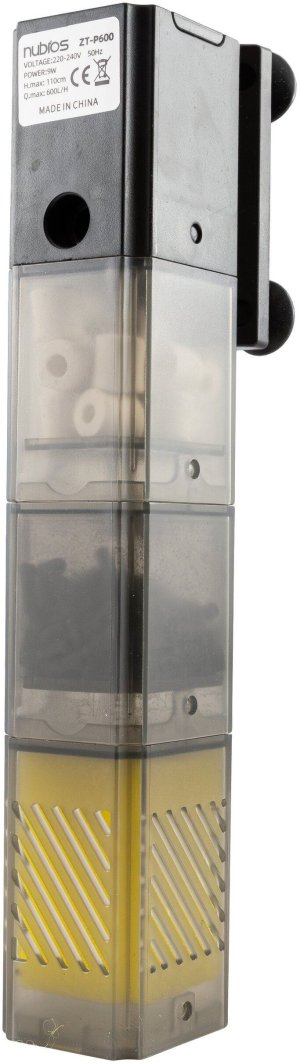 Kinvara filtr do akwarium, ABS+gąbka poliestrowa+węgiel+ceramika, 85x70x275 mm