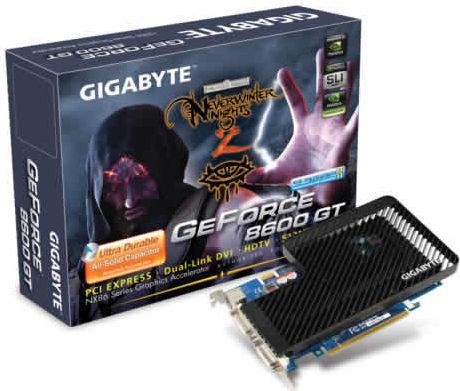 Gigabyte GeForce 8600 GT 512MB NX86T512H Karta graficzna