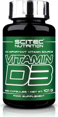 Scitec Nutrition Vitamin D-3 250 kapsułek 1