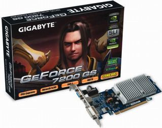 Gigabyte GeForce 7200 GS 128MB GVNX72G512E1 Karta graficzna