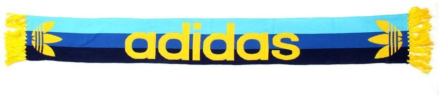 Adidas Szalik Logo niebiesko-żółty (E84985) 1