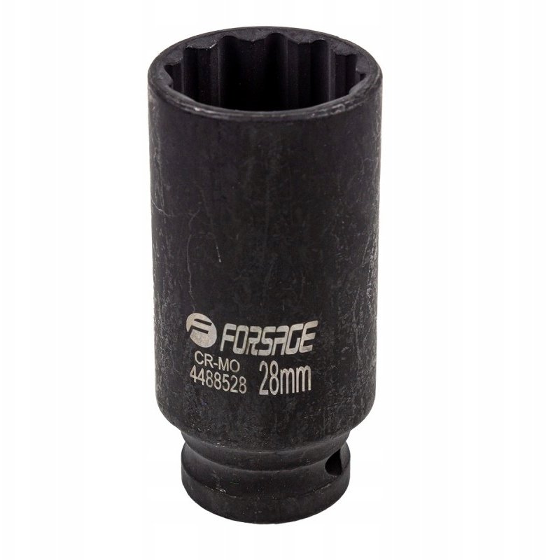 Detail produktu Udarová hlboká nástrčná hlavica 1/2" 28 mm, 12-hranná, Cr-Mo FS-54926