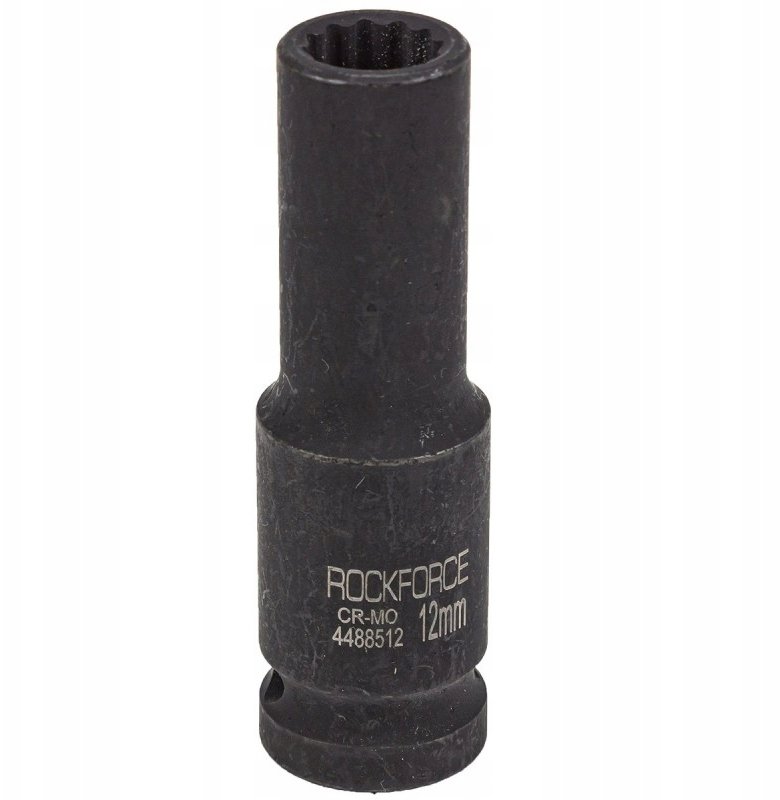 Detail produktu Hlboká rázová nástrčná hlavica 1/2" 12 mm 12-kantná Rockforce FS-54966