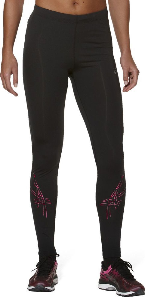  Asics Spodnie damskie Stripe Tight Asics Black/Pink r. XS (1213330692) 1