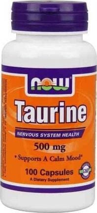 NOW Foods NOW Foods Taurine 500mg 100 kaps. - NOW/179 1