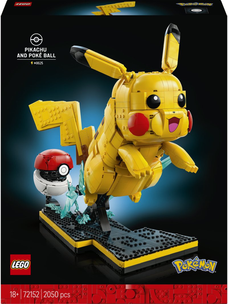 LEGO Pokemon Pikachu i Pokéball (72152)