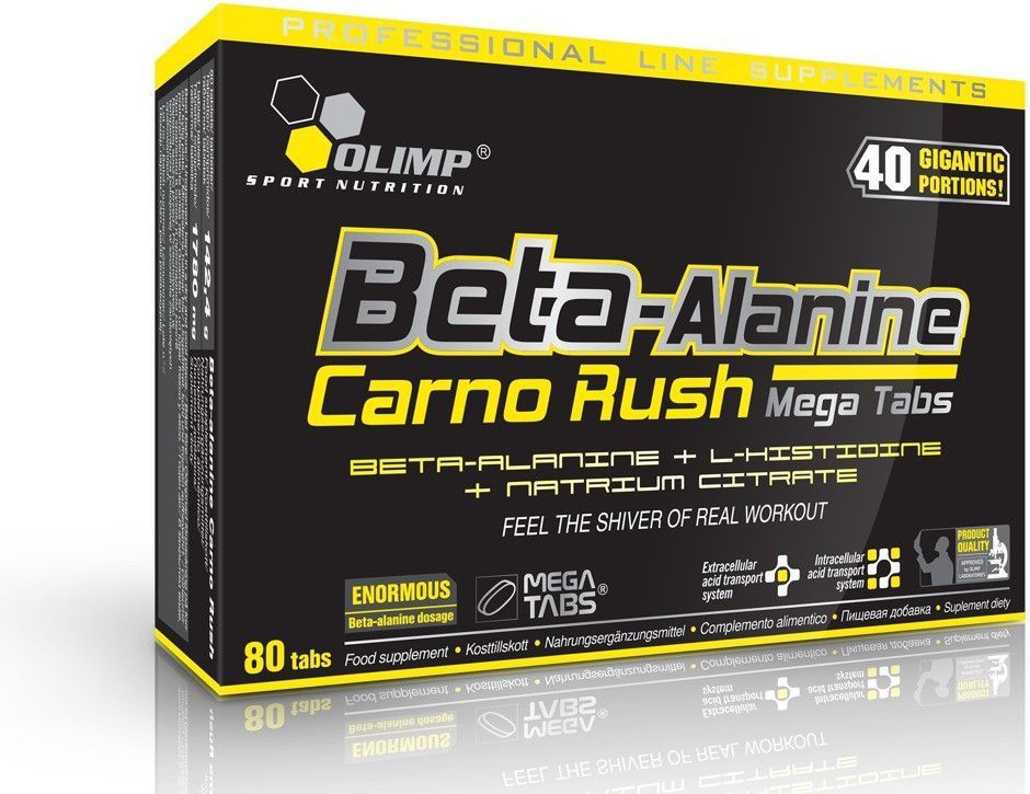  Olimp Beta-Alanine Carno Rush 80 MegaTabs 1