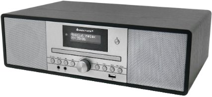 Rádiopřehrávač Soundmaster Soundmaster DAB980SW prenosný stereo systém digitálny 10 W DAB+, FM čierny prehrávač mp3