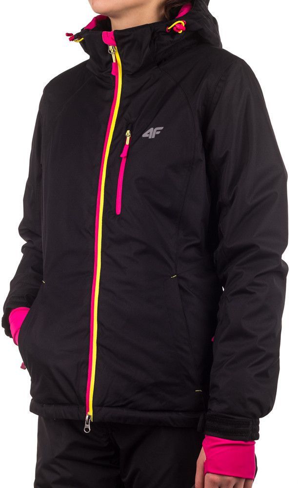 4f Kurtka narciarska damska KUDN008 5.000 4F czarny XL 4f kurtka narciarska damska kudn008