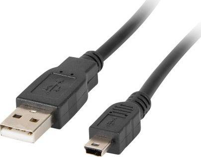 Kabel USB Lanberg USB-A - 1.8 m Czarny (CA-USBK-10CC-0018-BK) 1