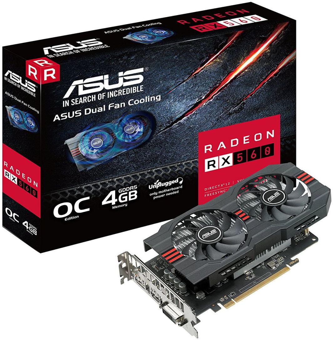 Asus rx 560 4gb rog strix разгон