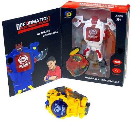 Figurka Hipo Robot-zegarek elektroniczny transformer (HRU01) 1