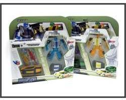 Figurka Hipo Roboty 2szt. 8cm metal w pud. HIPO - HX055 1