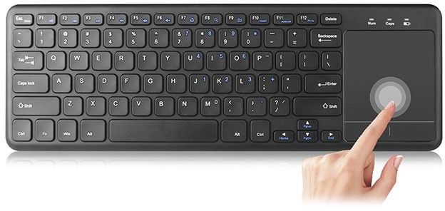 Klawiatura Everest Bezprzewodowa Czarna  (EVERKE13946) 2