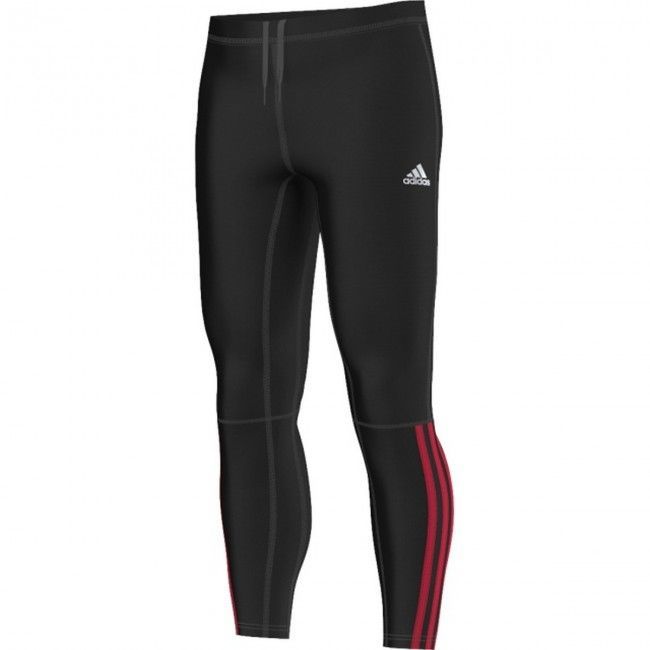 Adidas Spodnie damskie Response Long Tights czarno różowe r