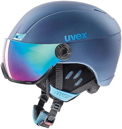 Uvex Kask Hlmt 400 visor style niebieski mat r. L-XL (56/6/215/40/07) 1