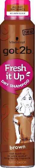 Schwarzkopf got2b Fresh It Up! suchy szampon do włosów Brown 200ml 1