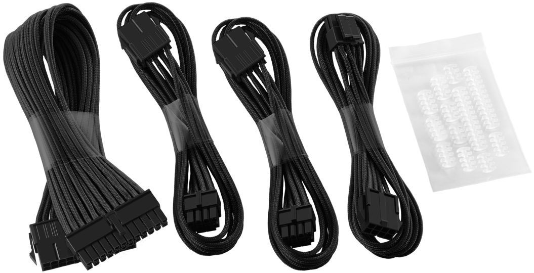CableMod Zestaw kabli, Czarny (CM-CAB-BKIT-D62KK-R) 1