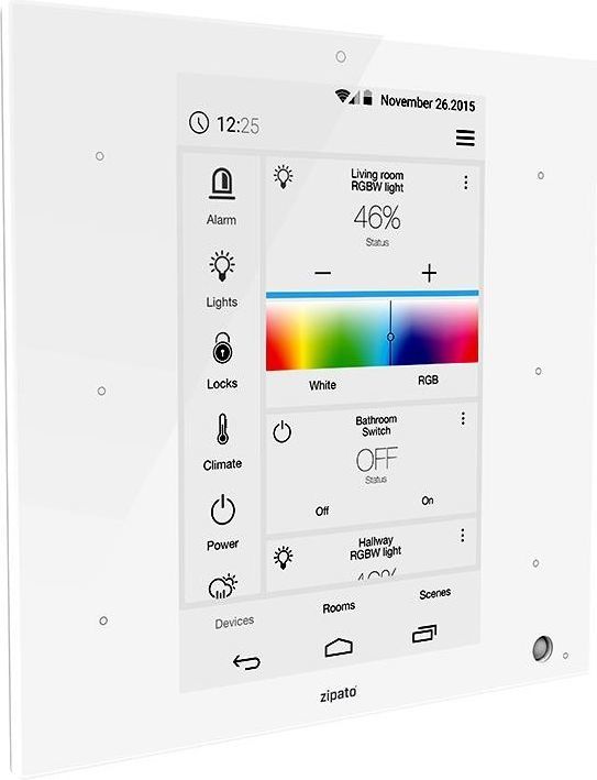 Zipato ZIPATO Zipatile, Z-Wave+ZigBee/B EU - White Z-Wave EU - ZT.ZWEUZBEE.B.WHT 1