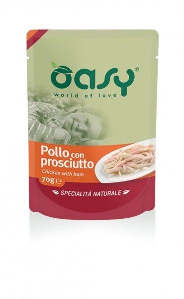 Oasy Oasy 70g Saszetka Kura Szynka 1
