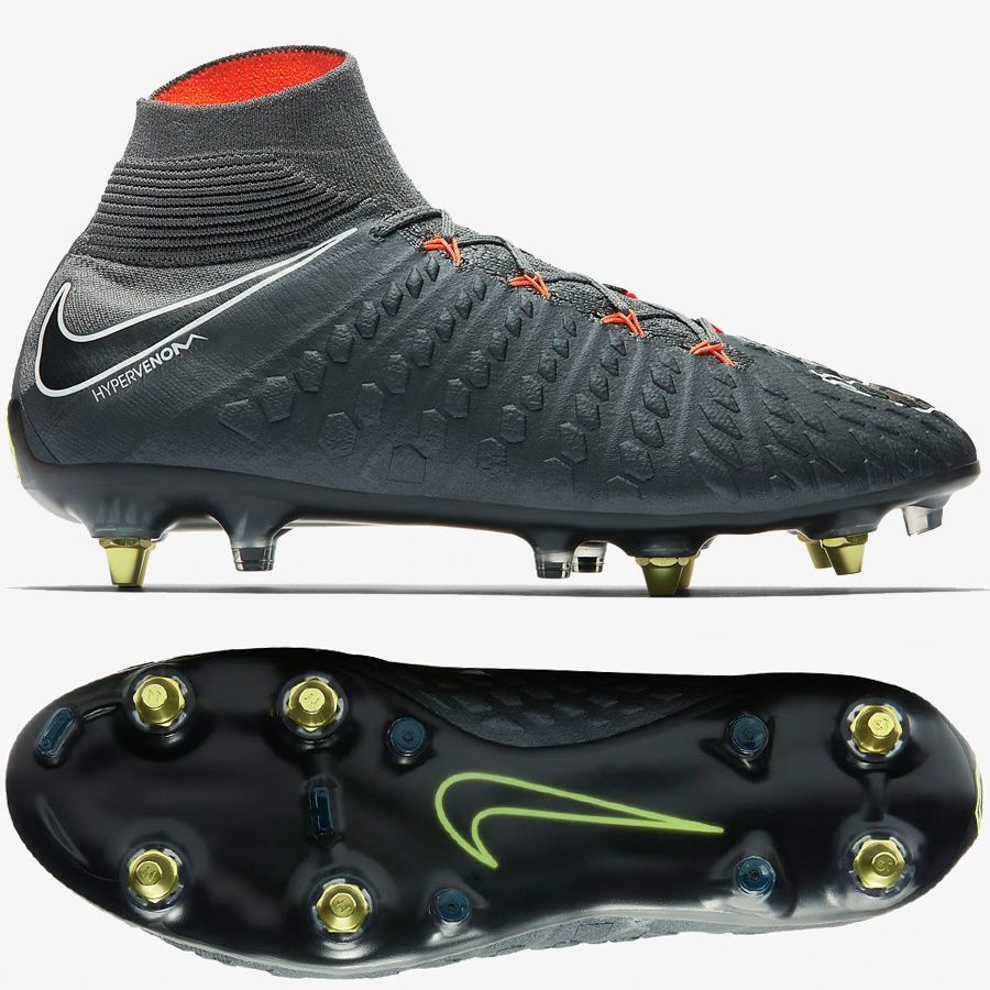 Nike Buty piłkarskie Hypervenom Phantom 3 Elite DF FG AC szare r. 45 (AH7269 081) 1