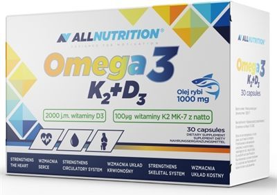 ALLNUTRITION ALLNUTRITION Vit Omega3+D3+K2 30tab - 74247 1