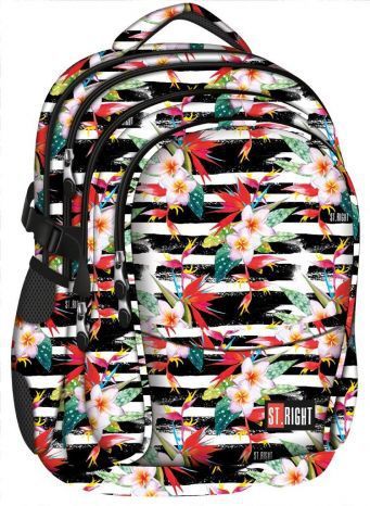 St. Majewski Plecak 4-komorowy Spine-Friendly Tropical Stripes (270992) 1