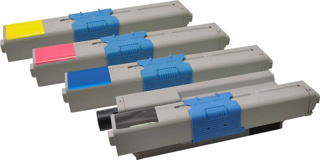 Toner V7 Zestaw CMYK Zamiennik 44469803 (V7-C310-4-OV7) 1