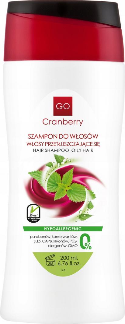 GoCranberry  Szampon do włosów przetłuszczających się 1