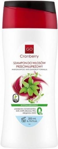 GoCranberry  Przeciwłupieżowy szampon do włosów 1