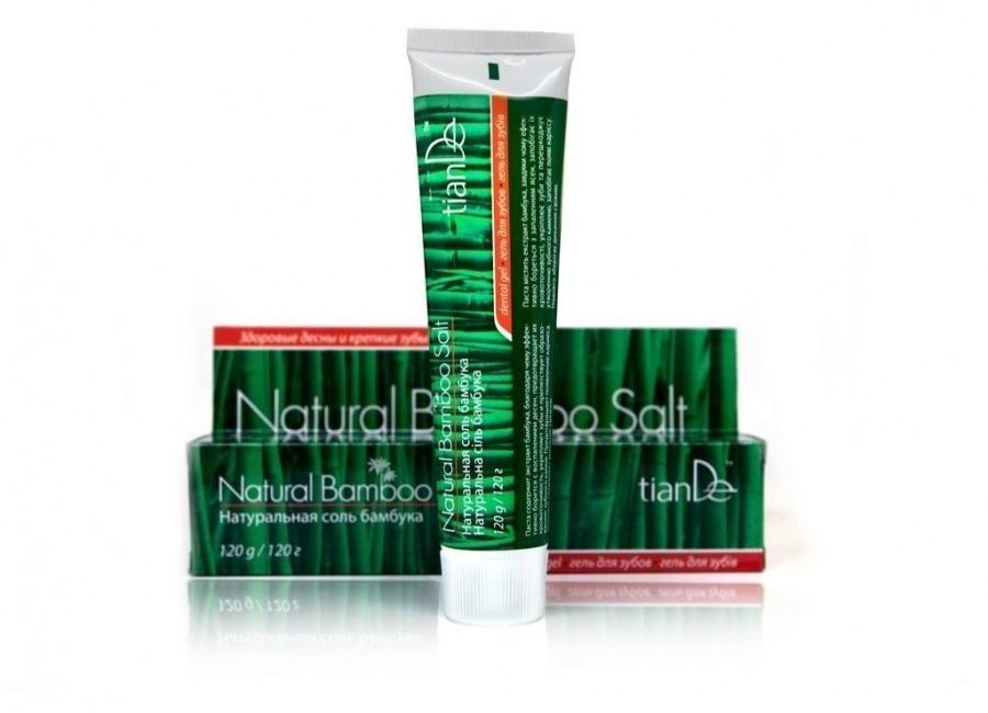 Tiande Żel do zębów Sól bambusowa 120ml 1