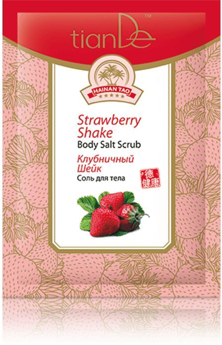 Tiande Sól do ciała „Truskawkowy koktajl” 60g 1